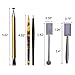 5Pcs Nail Magnet Tool Set, AKWOX Double Head Flower Design Nail Magnet Pens And Strong Magnet Stick Dotting pens For 3D Cat Eye Gel Polish Nail Art