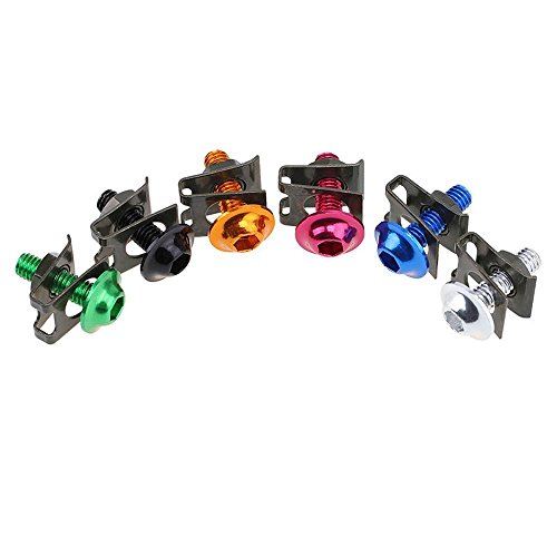 PROMOTOR Motorcycle M6 6mm Fairing Bolts Spire Speed Clips Screw Spring Nuts
