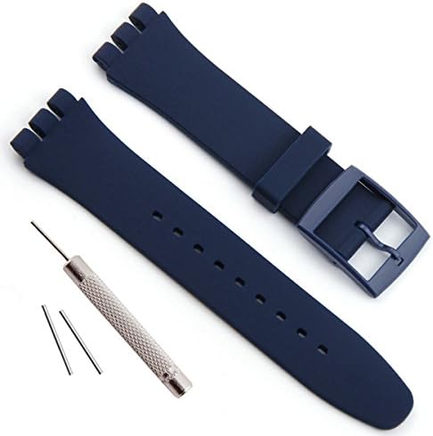 GreenOlive Replacement Waterproof Silicone Rubber Watch Strap