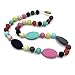 Sensory Chew Necklace for Boys Girls Adults, Silicone Chewy Jewelry for ADHD Autism or Special Needs, Fidget Teether Toys Reduce Babies Chewing Biting Teething
