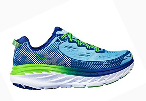 Hoka one bondi 5 sky blue/surf the web running shoes womens 6