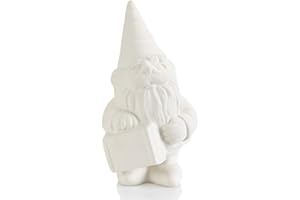 NEW HAMPSHIRE CRAFTWORKS Greg The Traveling Gnome - Paint Your Own Gnome-y Ceramic Keepsake
