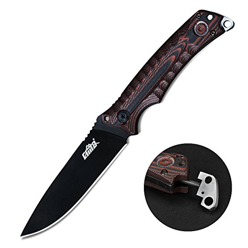 CIMA Fixed Blade Survival Knife Full Tang Hunting Knife with Magnesium