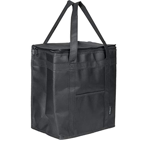 Commercial Quality Food Delivery Bag SmallSize 10" x 8.5" x 7.5" Extra Strength Zipper and