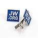 TONOS Perfect Present-Jw.org Gift Necktie Clip and Lapel Pin Set With JW.ORG Logo Box, Silver Color Tie Bar and Round Pin with Gift Box