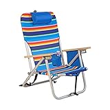 Deluxe 4 Position Aluminum Backpack Chair with Drink Holder & Dry Cell Pouch