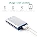 Lumsing 10050mAh Portable Charger External Battery Power Bank for iPhone SmartPhones Tablets (Silver)