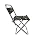 YFLY Portable Folding Camping Stools, Ultralight Compact Camp Footrest Stool, Mesh Bag for Storage, Great for Travel, a Quick Rest Outdoors and for Chores Close to The Groundthumb 2