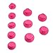 EZGO 20 Pieces Magic Hair Care Curler No Clip Silicone Soft Hair Style Roller, Pink