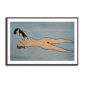 Framed Canvas Wall Art for Living Room, Bedroom Naked Girl Canvas Prints for Modern Home Decoration Ready to Hang - 16"x24" inches