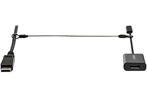 StarTech.com 5-Pack Security Cable Tethers for Adapters & Dongles - Universal Cable Adapter Tether - Tether Cables - Adjustable Length Anti-Theft Cable Tether Lock Kit - Steel (CONNLOCKPK5)