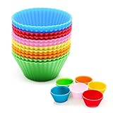 Rainbow baking cups 1 set with 6colors