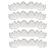 5Pc Cosmetic Upper Teeth, Iuhan Temporary Smile Comfort Fit Cosmetic Teeth Denture Teeth Top Cosmetic Veneer (White)