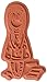 docrafts GOR907309 Santoro Rubber Stamps, No. 9 I Gave You My Heart, Red