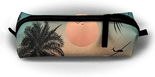 YesFutureIs Female Oxford Cloth Stationery Bag Lovely Cal Sunset Stationery Pouch For Children/Girls/Students/Adolescents, Compact Zipper Bag