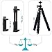 iPhone Camera Video Tripod Adapter Mount 8 7 X SE 5S 6S 6 Plus 5S 5C 5 4s 4, Galaxy S8 S7 S6 S5 S4 Cell Phone Tripod Mount Clip Holder with Remote Shutter Gopro Sports