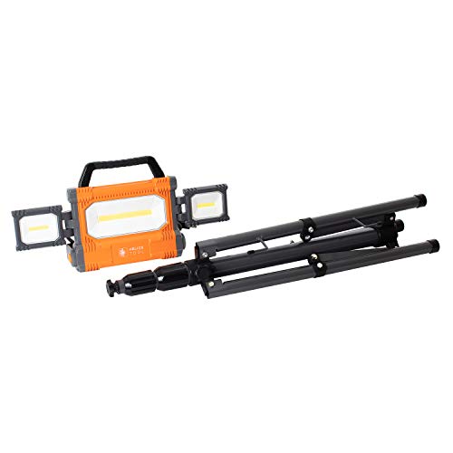 Helios Tool 5000 Lumen Portable LED Worklight with Swivel Side Lights and 5ft Tripod Stand - Thumbnail 5