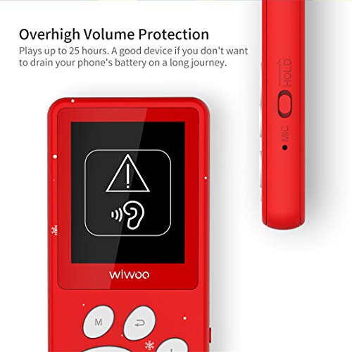 Kids MP3 Player, Cartoon MP3 Music Player with 1.8" Large LCD Screen Games Video Player Voice Recorder FM Radio E-Book, Bear's Paw Button MP3 Player for Festival, Party