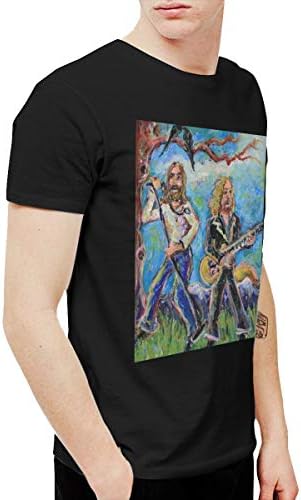 Amerltees Men's My Morning Song (The Black Crowes) Short Sleeve T-Shirt Black