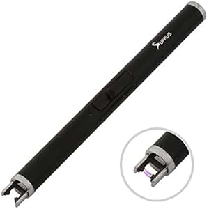 lighter electric coil flameless rechargeable windproof portable spark smell 89in noise arc candle pocket low usb