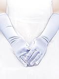 WonderfulDress Satin Long Gloves for Flower Girl
