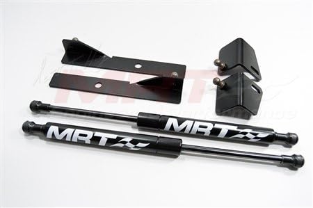 MRT 80C000 No-Drill Hood Strut Kit Designed to fit 1979-1993 Mustang Fox Body, GT, V6, 4cylinder, SVO, Cobra, Saleen