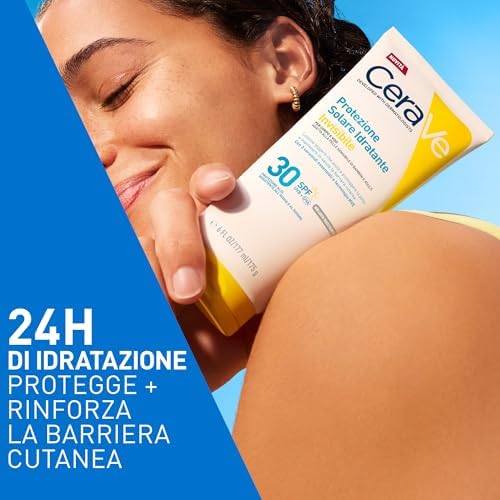 Protezione Solare Idratante Invisibile SPF30, Per Tutte le Tipologie di Pelle, Protezione Molto Alta, Idratazione 24 ore, Texture Leggera e Invisibile sulla Pelle, 177ml
