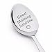 Stainless Steel Coffee Spoon – Engraved ‘Good Morning Sunshine’ Teaspoon - Ice Cream & Tea Accessory - 7 Inch