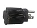 15 Amp Male To 20 Amp Female Plug Outlet 3 Prong Household T-Blade Adapter ETL-Listed