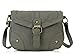 Scarleton Mini Crossbody Shoulder Bag for Women, Ultra Soft Washed Vegan Leather, H187424, Ash Grey