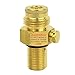 Interstate Pneumatics WRCO2-PV Brass Pin Valve for CO2 Paintball Tank