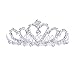 TOOGOO(R) Flower Rhinestone Bridal Tiara Crown w/Comb Pin for Wedding/Engagement/Prom