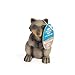 PetSafe Busy Buddy Squeeze Meeze - Fun Latex Dog Toy with Squeaker - for Light Chewers - Raccoon