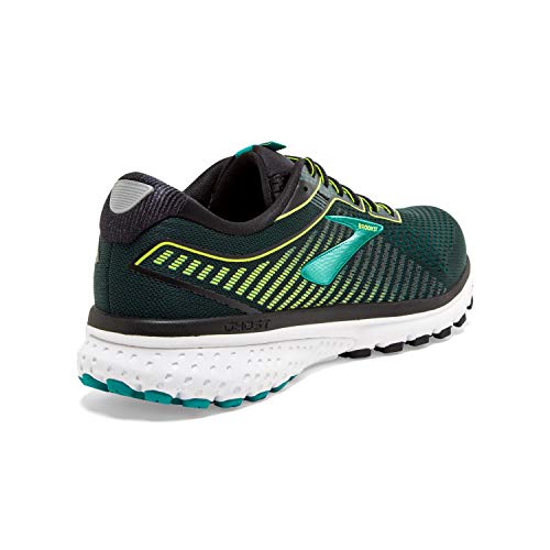 Brooks Ghost 12 Running Shoe Black/Lime/Blue Grass 11.5 D (M) - Thumbnail 4