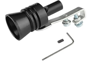 DEEMARS Car Turbo Whistle, Aluminum Alloy Universal Turbo Whistle, XL Size Aluminum Alloy Universal Turbo Sound Exhaust Muffler Pipe Whistle Car Roar Maker