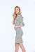 Eliacher Women's Casual Striped Knitting Dress