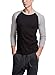 CYZ Men's Long Sleeve Thermal Waffle Baseball Crew Top-BlackGrey-L