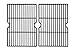 Hongso 19 1/4 Inch Porcelain Cast Iron Grill grates Cooking Grid Replacement for Charmglow 810-7450-S, 810-8530-F/S, Nexgrill 720-0511 20-0336, Aussi, Jenn-Air, Weber Genesis Series, PCB152