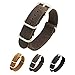 CIVO Watch Band Genuine Crazy Horse Leather Watch Bands NATO Zulu Military Swiss G10 Style Watch Strap 20mm 22mm