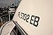 Boat & Jetski Registration Numbers - Domed/raised Decal (16 Pcs) Plain Chrome/SURF Series Font Style