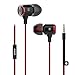 Earphones With Microphone E181 Premium Earbuds Stereo Headphones and Noise Isolating