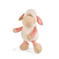 NICI 42184 Bah Sheep Jolly Mellow, White/Pink Cuddly Toy 25 cm