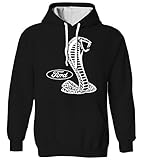 Ford Mustang Shelby Cobra GT 500 American Muscle 2 Tone Hoodie Sweatshirt