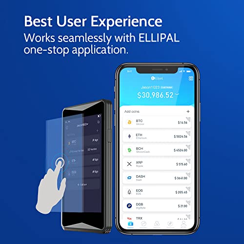 ELLIPAL Cryptocurrency Hardware Wallet Cold Wallet Titan, MultiCurrency&Token Support, Anti