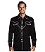 Scully Men's Long Sleeve Western Shirt Black X-Large