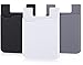 AgentWhiteUSA Cell Phone Wallet, Stick on Wallet (3 Pieces) (for Credit Card, Business Card & Id) |  Compatible with Almost Every Phone | iPhone, Android & Most Smartphones primary
