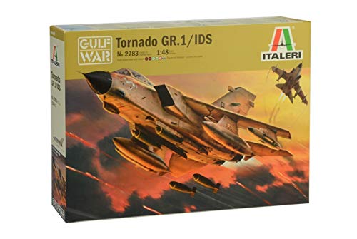 Italeri 2783S 2783S-1:48 Tornado Size 1/IDS-Gulf War, Model Building, Building Kit, Stand Model Making, Crafts, Hobby, Gluing, Plastic Kit Unpainted