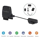 Bluetooth 4.0 & ANT+ Smart Wireless Waterproof Fitness Tracker Bike Speed and Cadence Sensor