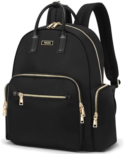 CHREPOE Vintage Laptop Backpack For Men & Women - Fits 14 Inch Notebook, Slim Design For School, Travel, Work - View #2