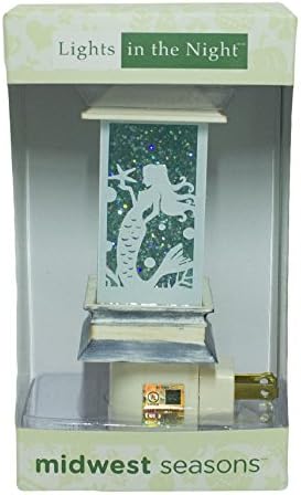 Lighted Mermaid Lantern Night Light Shimmers &amp; Sparkles New in Box